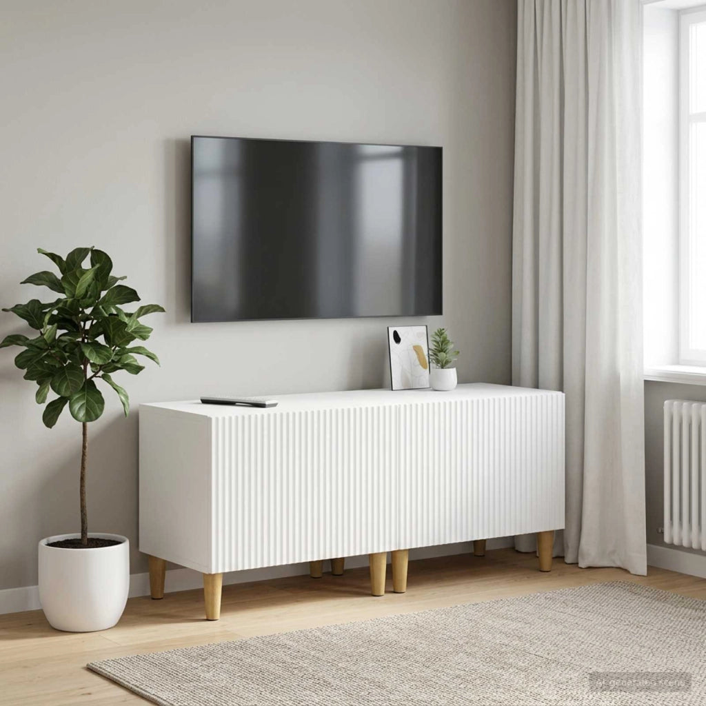Mobile TV Bianco Legno ingegnerizzato 896675