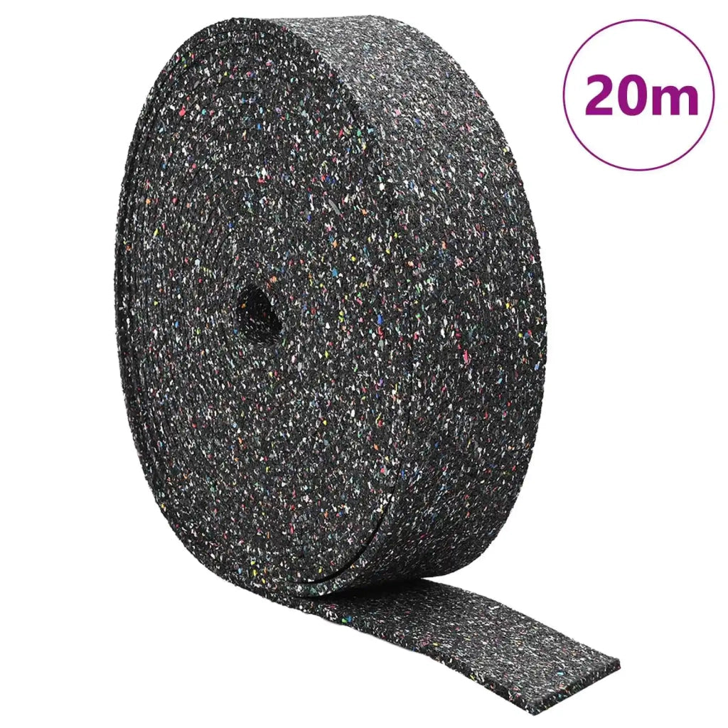 Rotolo di Granulato in Gomma Nero 2000 x 12 x 1 cm Gomma 42027308
