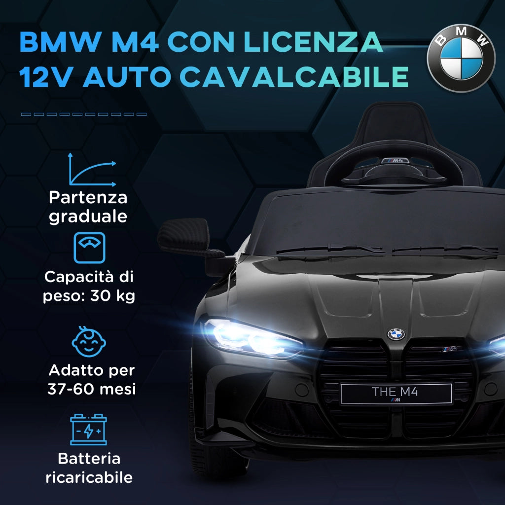 Auto Elettrica Bambini ¨C Minimal ¨C 108x69.5x51 cm, Nera