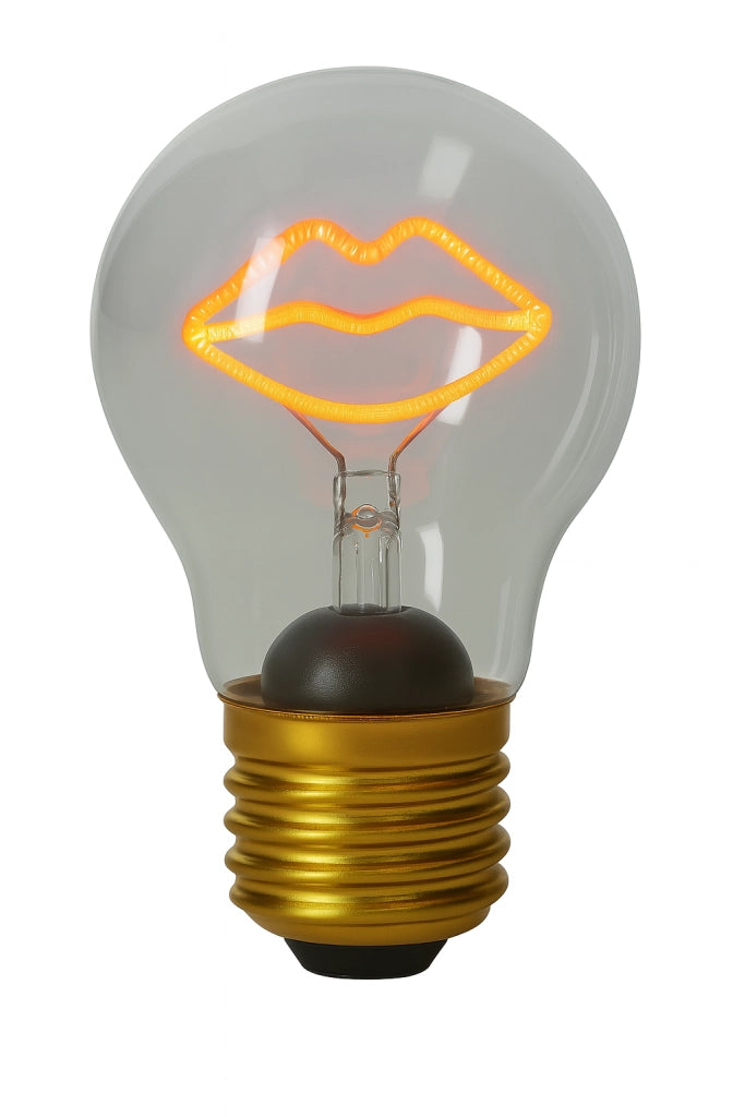Lampadina in vetro labbra
