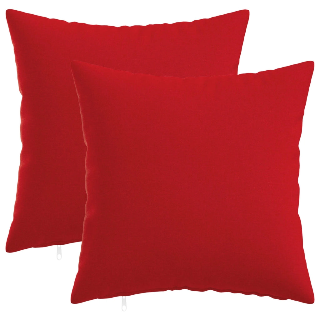 Cuscino con cuscino HEERLEN 2 pz Rosso Tessuto 923503