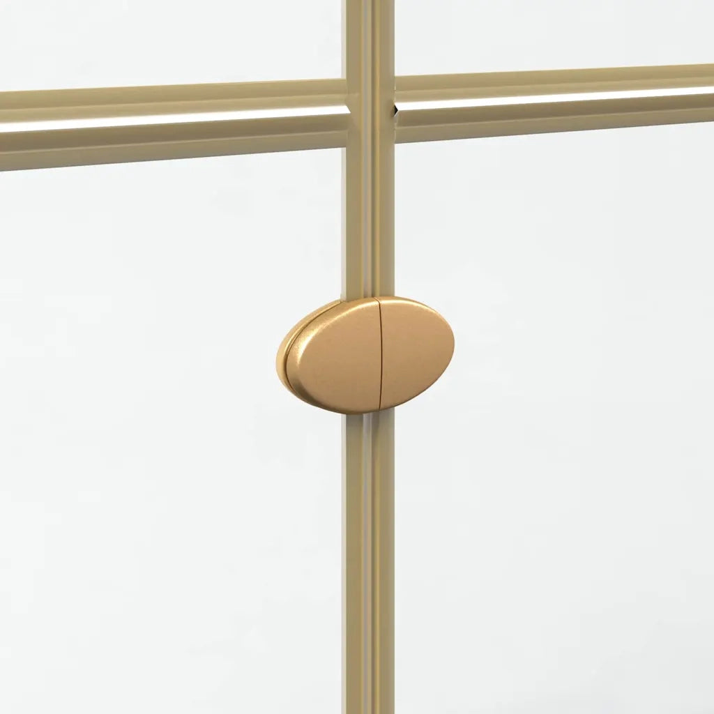 Parete doccia walk-in Oro 80 x 6,5 x 190 cm CFW1103601