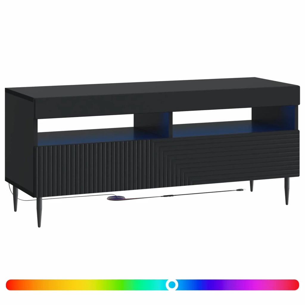 Mobile TV LED HAARLEM 100 x 35 x 43 cm Nero 896986