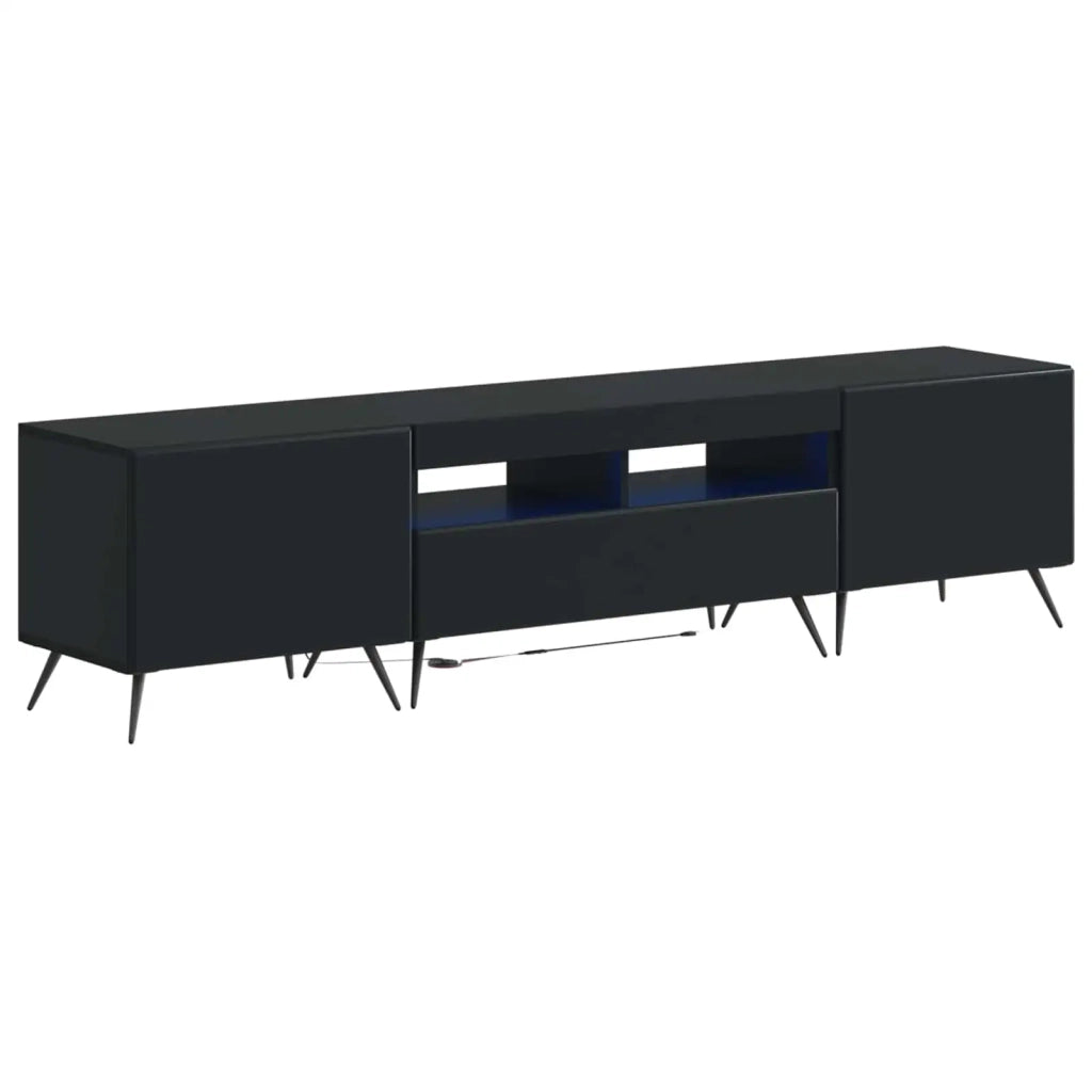 Mobile TV LED BREDA 3 pz Nero Legno ingegnerizzato 3416919