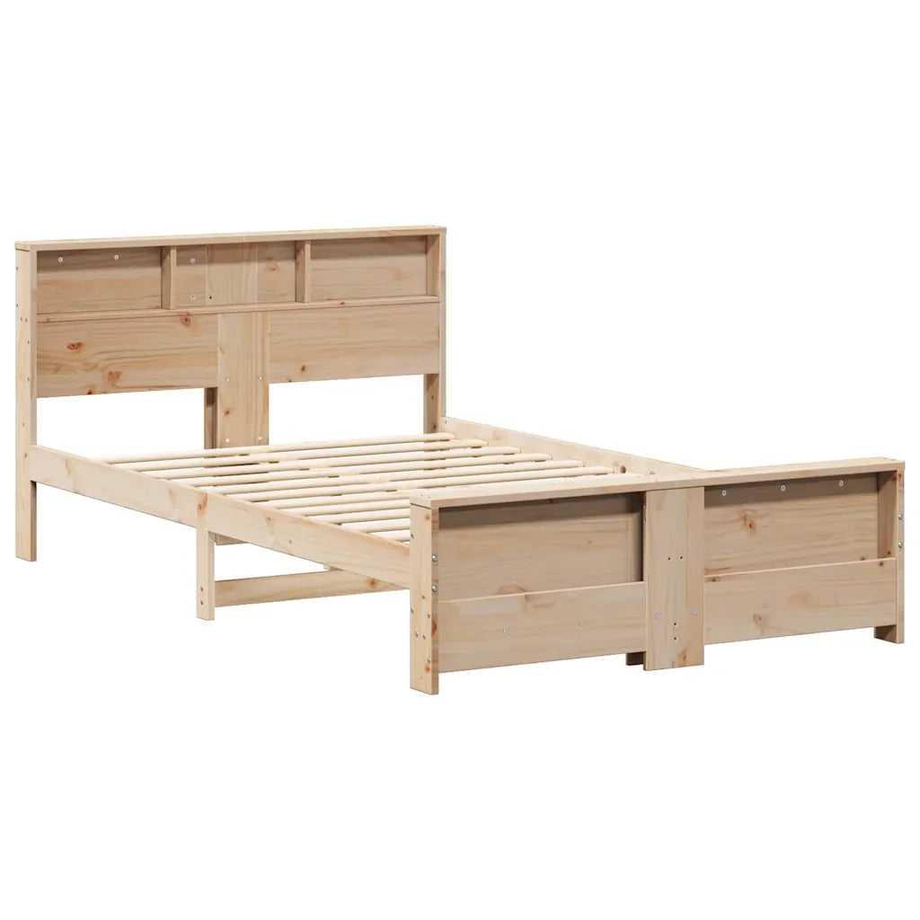 Letto matrimoniale | Letto per adulti | Struttura del letto Marrone 120 x 190 cm Legno multistrato