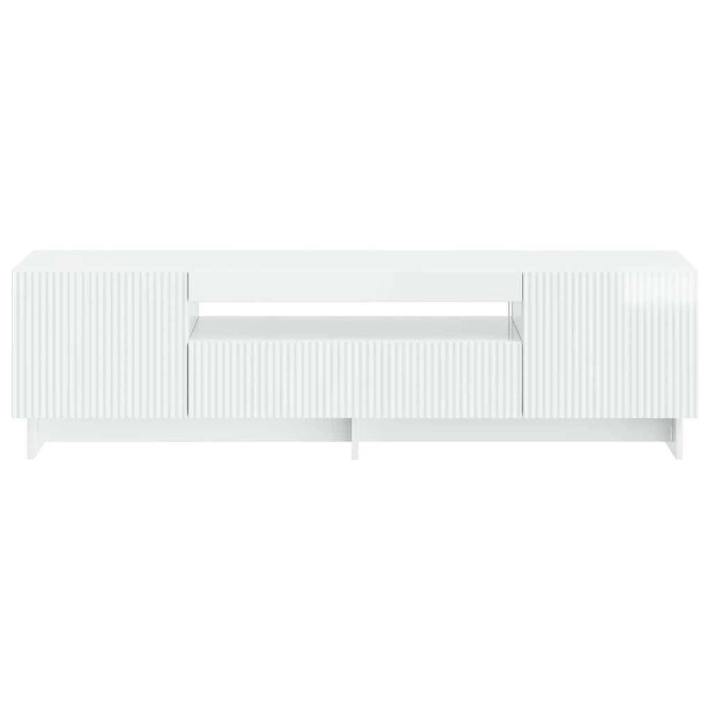 Mobile TV LED EDE 153 x 35 x 43 cm Bianco Lucido 896029