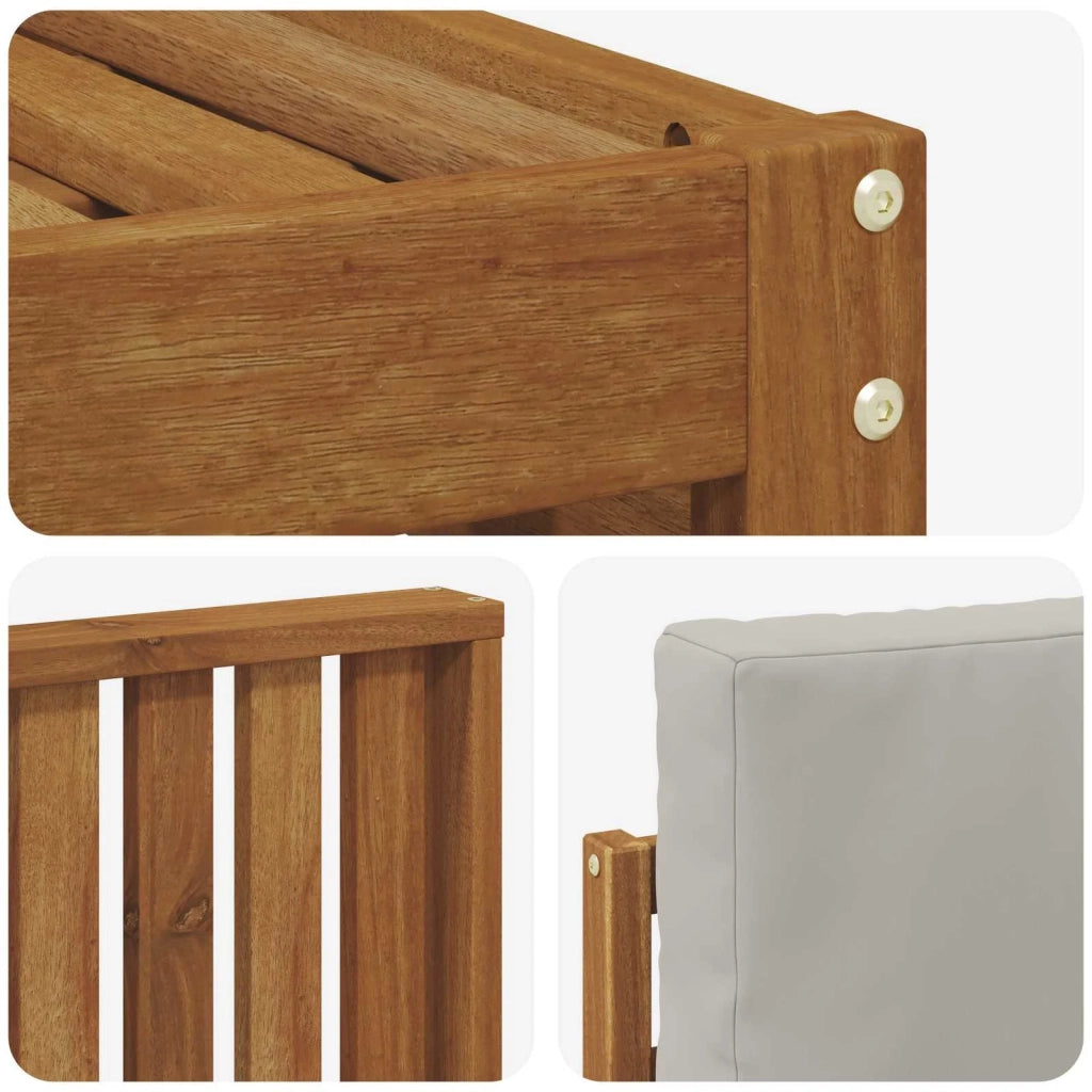 Set divani 8 pz Grigio Naturale e Chiaro 3374486
