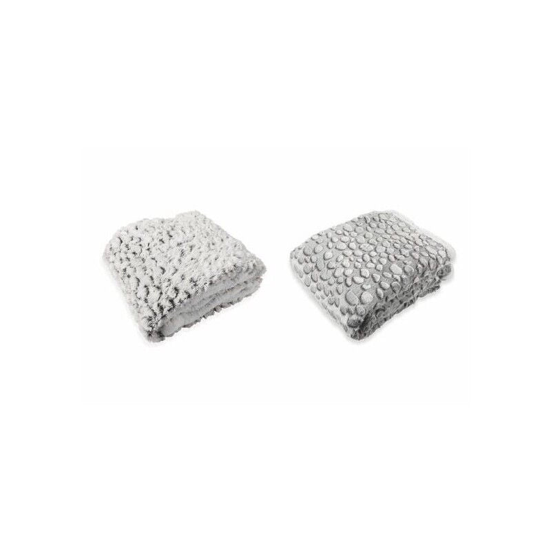 SASSI COPERTA IN POLIESTERE E SHERPA 200X150 CM