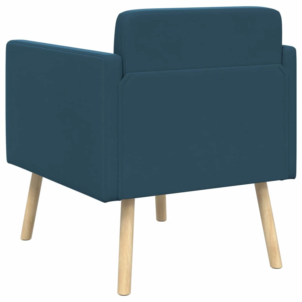 Poltrona decorativa Blu Velluto 42044804