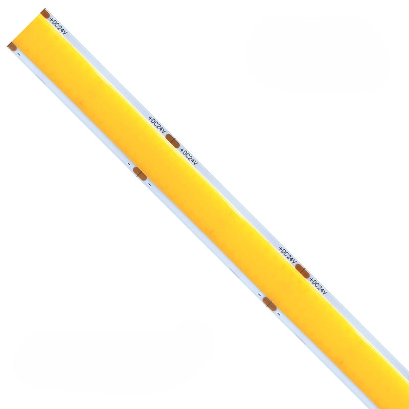 Striscia led 5m COB SURFACE IP20 monocolore da 25W/MT 24V - 6000K