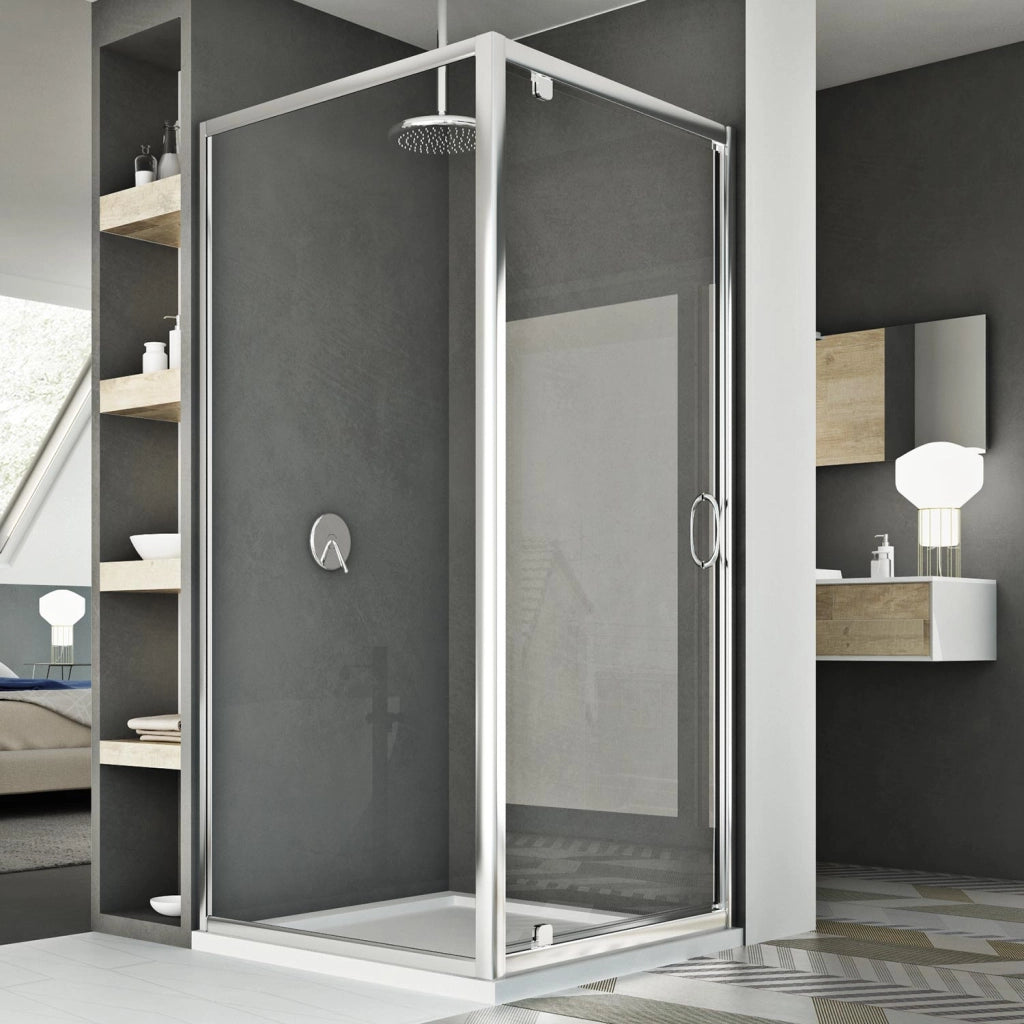 Box Doccia 70x100 AP. 100 CM H185 trasparente mod. Sintesi Duo 1 Anta