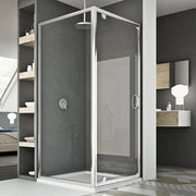 Box Doccia 70x100 AP. 100 CM H185 trasparente mod. Sintesi Duo 1 Anta