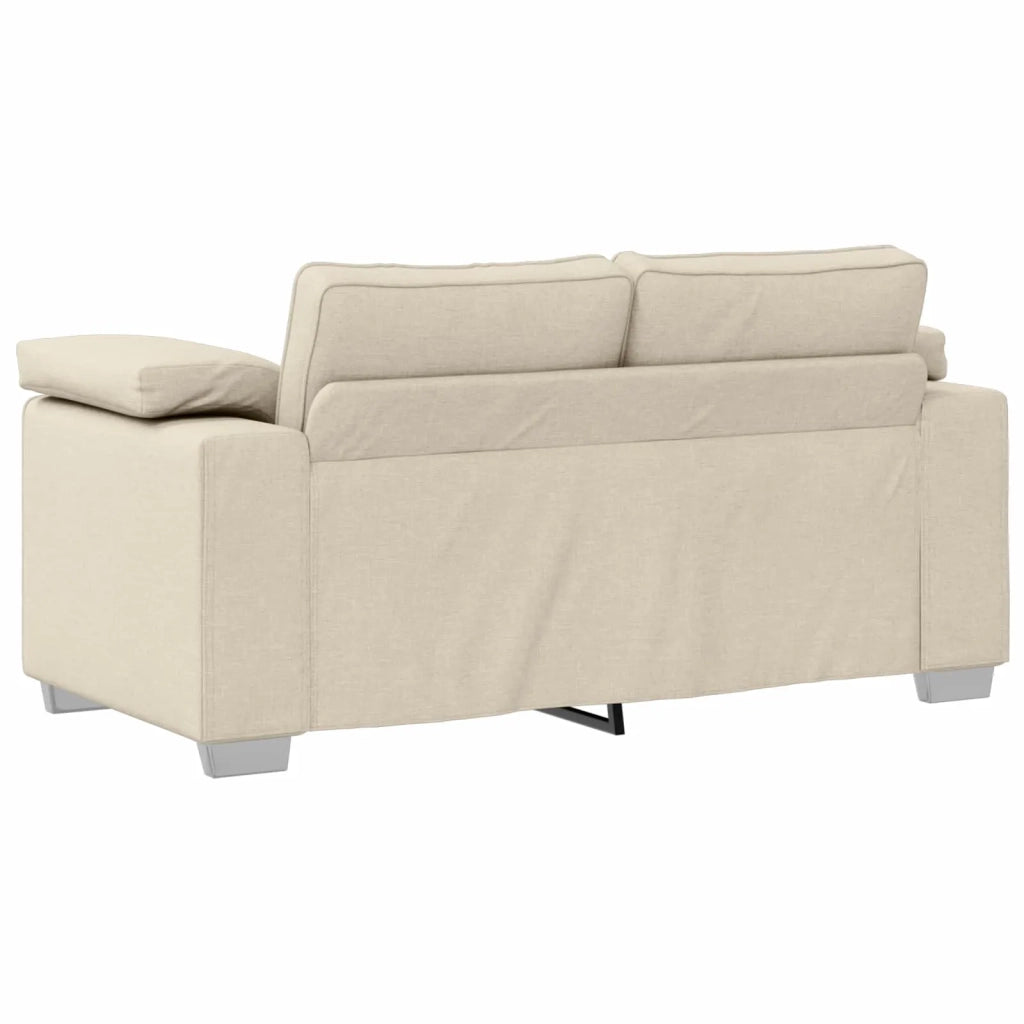 Divano 2 pcs Beige 219 x 80 x 82 cm Tessuto misto lino 3324689