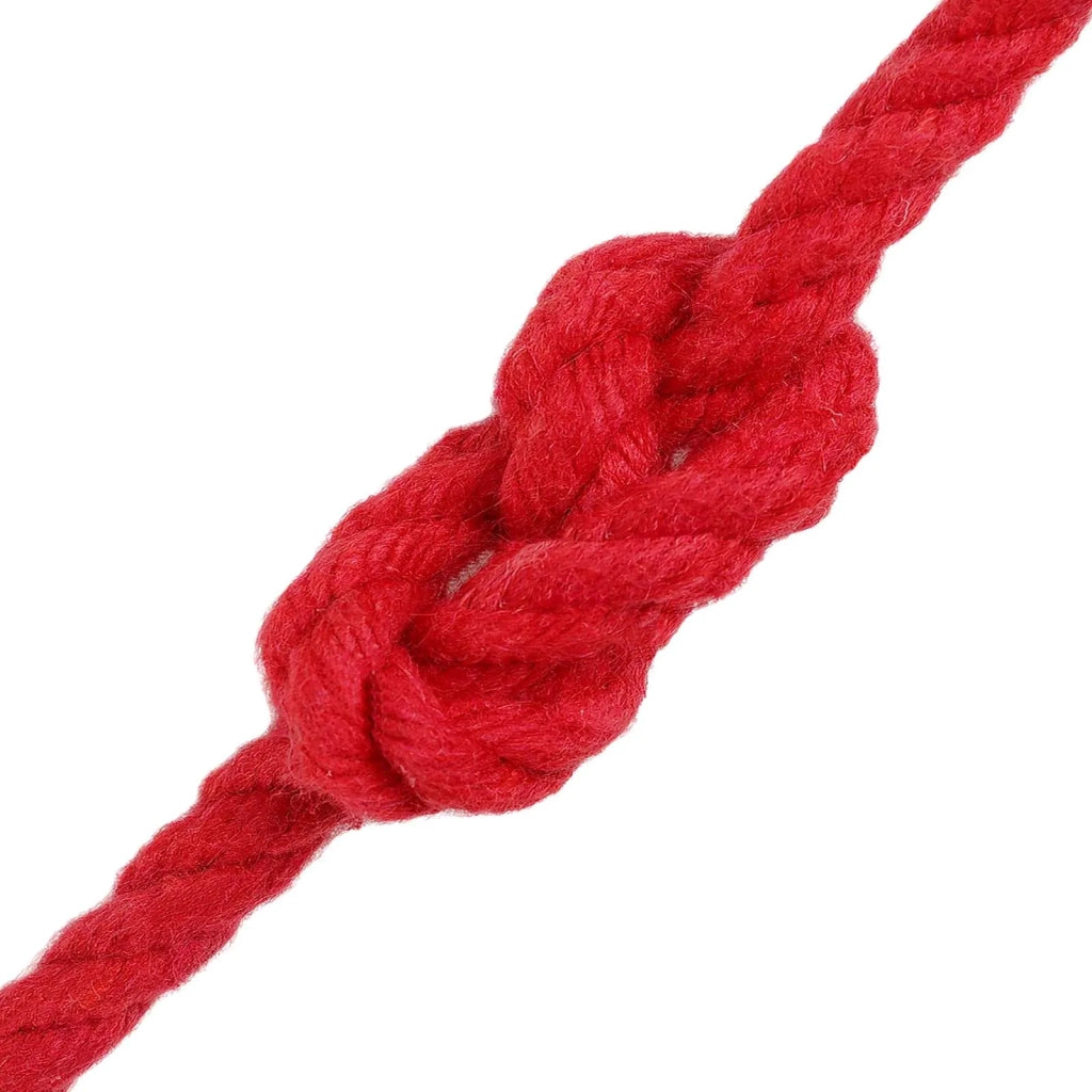 Corda di Cotone 6 mm 25 m Rosso 100% Cotone 42011897
