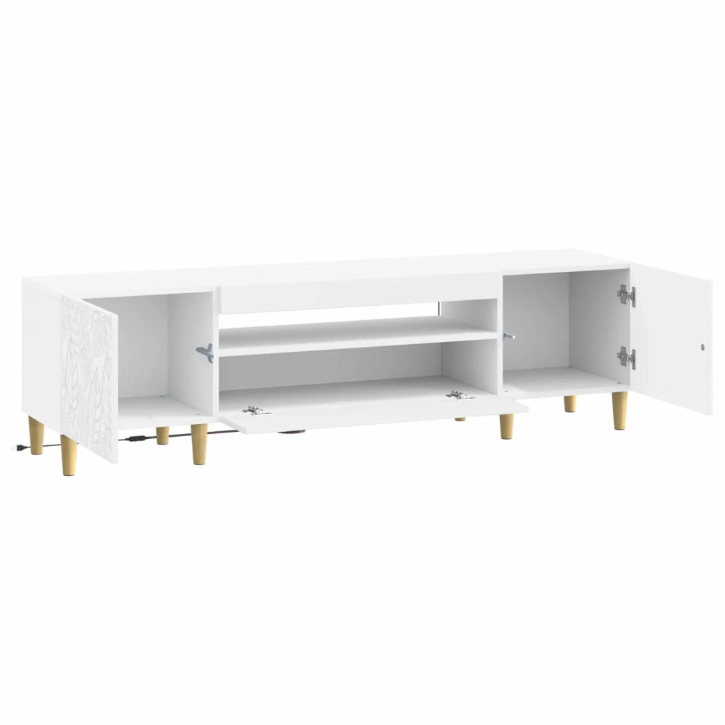 Mobile TV LED DELFT 153 x 35 x 43 cm Bianco 897125
