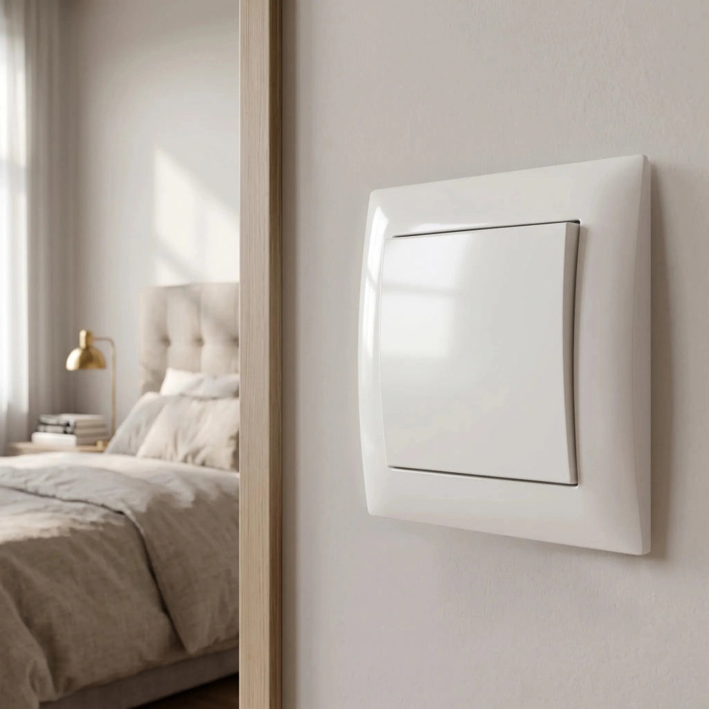 Interruttore Singolo Oste Jnh006-w White