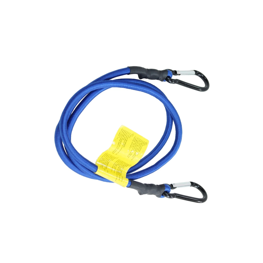 Cavo elastico Ã˜ 8 x 600 mm. con ganci in alluminio a moschettone 2 pz.