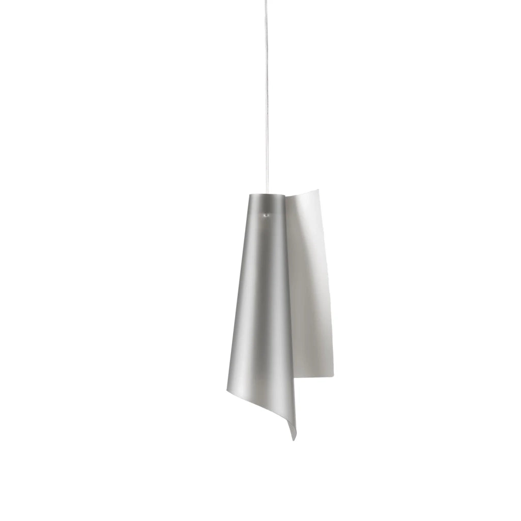 Sospensione Moderna Vela Polilux ® Argento E Metallo Cromo 1 Luce E27