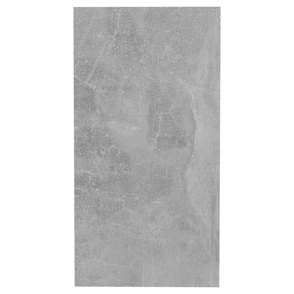 Tavolino-Tavolino da soggiorno-Tavolo Grigio Cemento 50x26x50 cm in Legno Multistrato