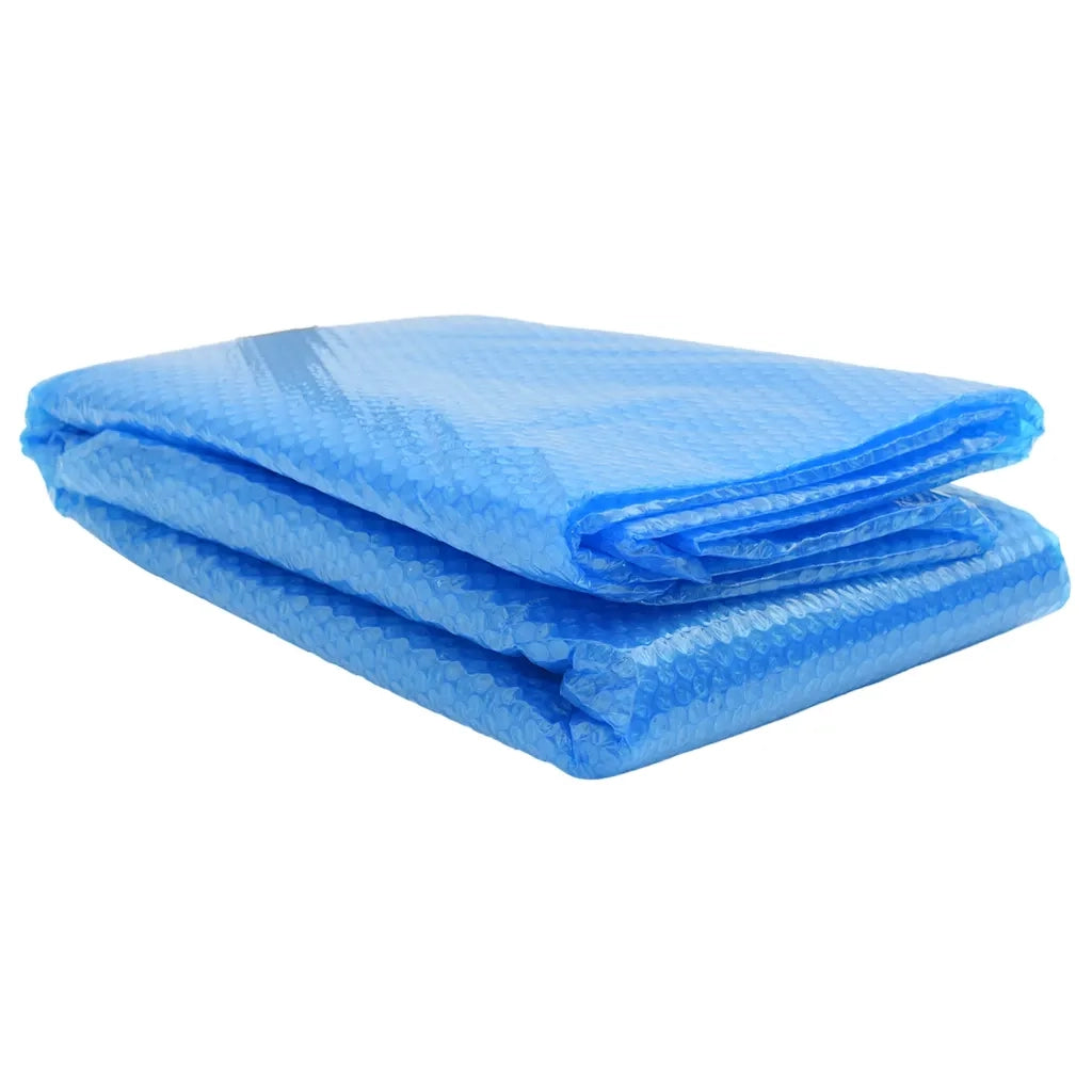 Telo Solare Copripiscina Copertura Rettangolare 732x366 cm Blu 90679
