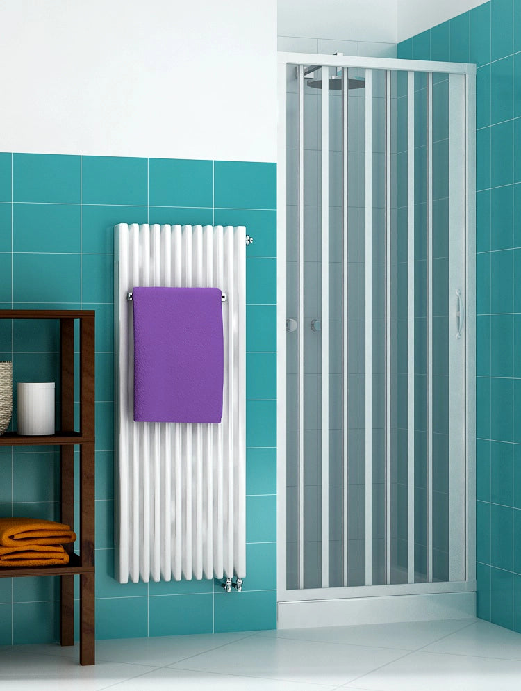 Box doccia nicchia Libertè 130x H185 cm in pvc a soffietto