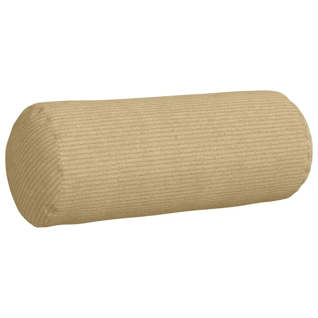 Cuscini a rullo 2 pz | Cuscini per sedie Grigio Verde ? 15 x 40 cm