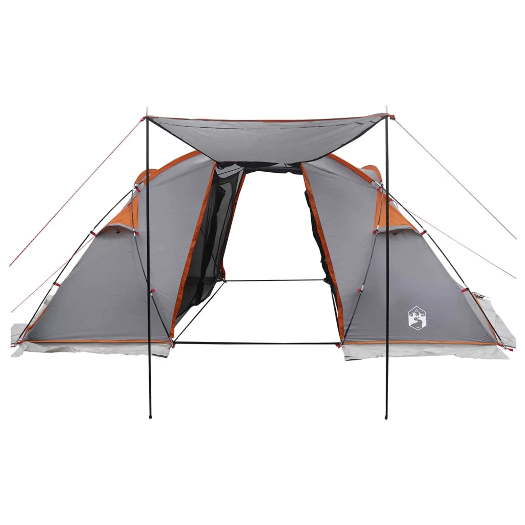 Tenda a tunnel Grigio e arancione 520 x 260 x 180 cm 42017405
