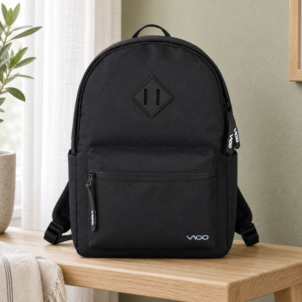 Mini Backpack for Women & Men – 10.5L Small Casual Daypack in Durable 900D Polyester with Front Zip Pocket, Side Pockets and Padded Straps, Lightweigh