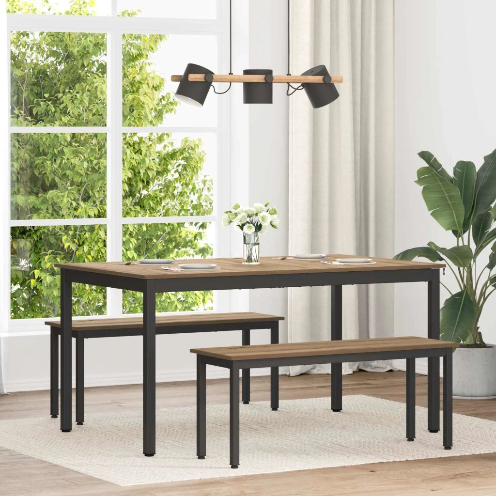 Tavoli da pranzo 150 x 90 x 75 cm Legno ingegnerizzato 892655