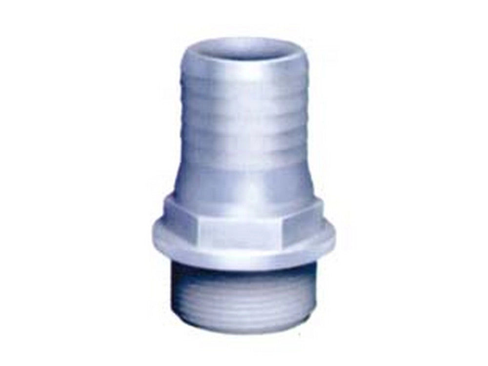 10pz raccordo in nylon portagomma dritto per pompe  - m 1" x ø mm.25 cod:ferx.fer197434