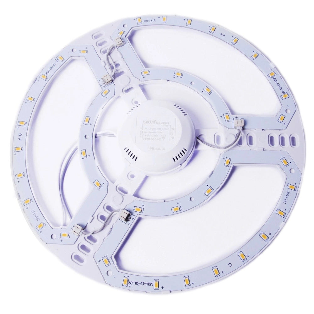 Trade Shop - Corona Led Smd 5630 Wisdom Da 21w  Luce Bianco Freddo E Caldo Con Driver -