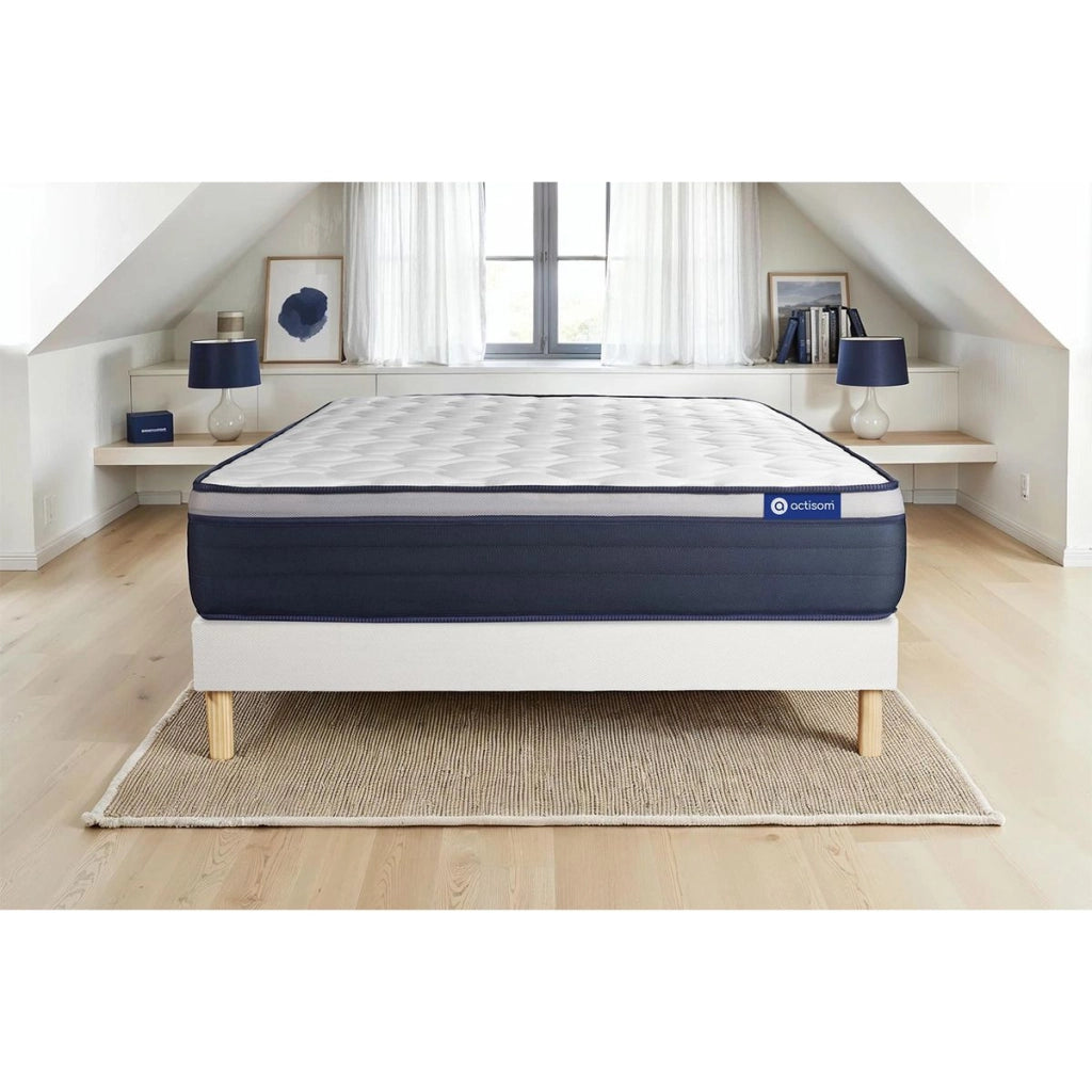 Kit rete e materasso matrimoniale Actiflex max 200x200cm - Spessore : 26cm - Molle insacchettate e memory foam - rigido