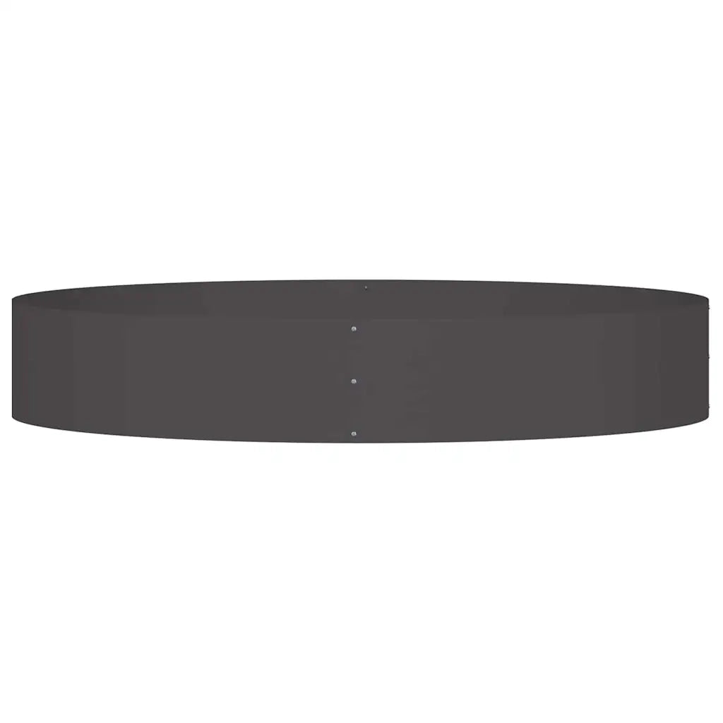 Anello per vaso 5 pz-Set di 5 Supporto per Vaso Nero 120 x 120 x 20 cm