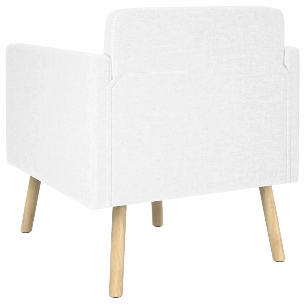 Sedia d'accento Bianco Tessuto 42044792