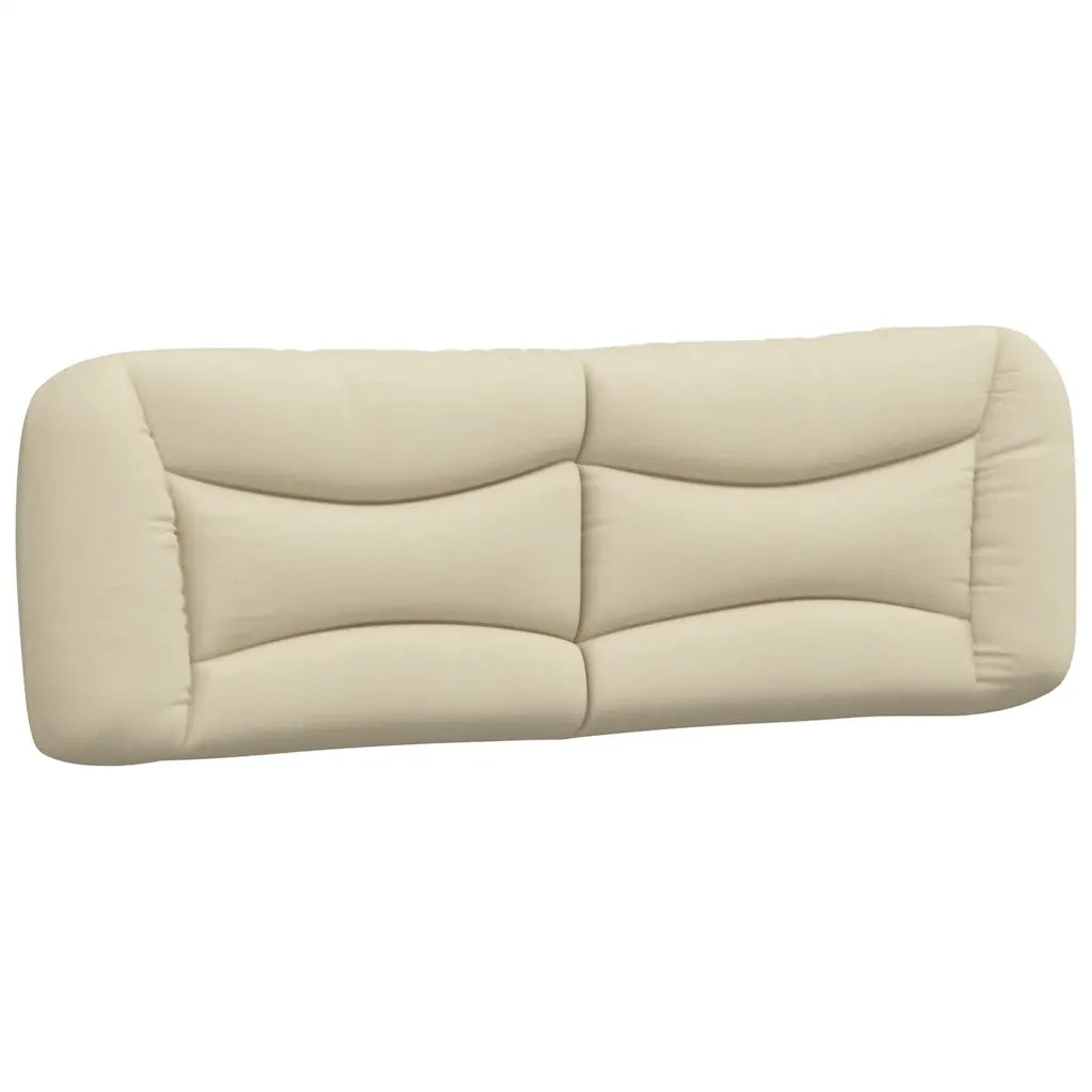 Letto matrimoniale | Letto per adulti | Giroletto senza Materasso Hvar Crema 160x200 cm in Tessuto
