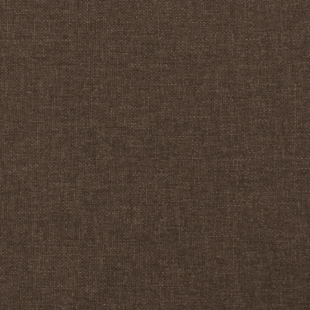 Letto matrimoniale | Letto per adulti | Giroletto senza Materasso Marrone Scuro 80x200 cm in Tessuto