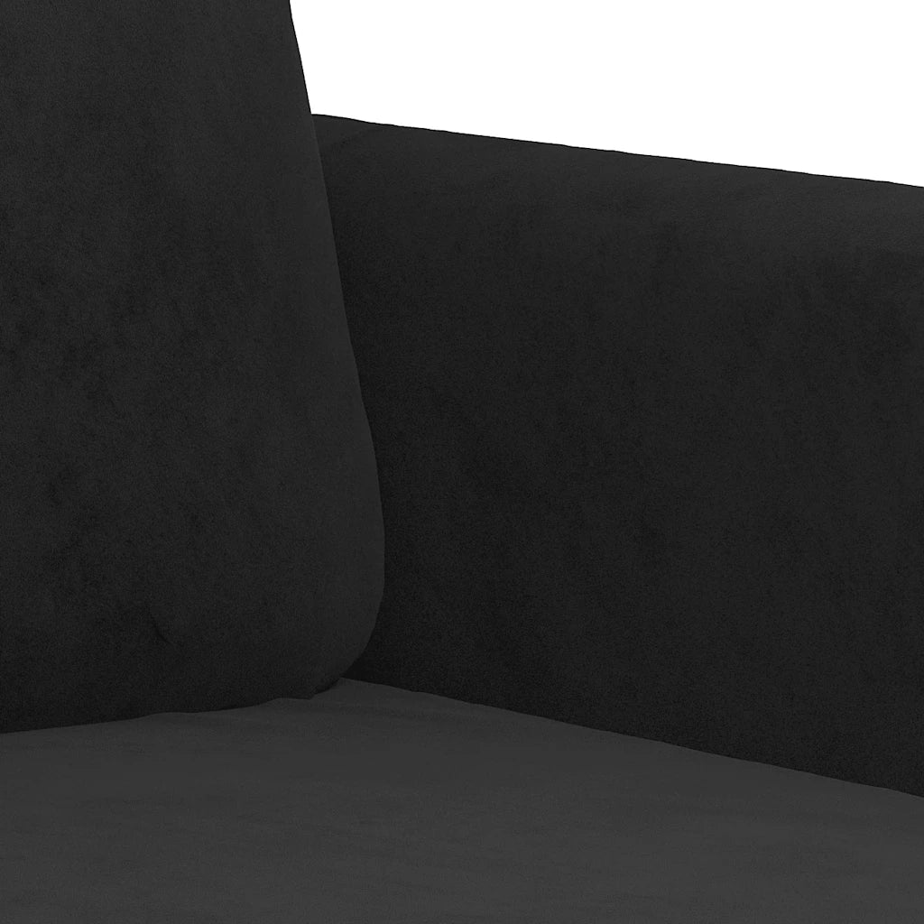 Poltrona | Sedia Relax Nero 60 cm Velluto