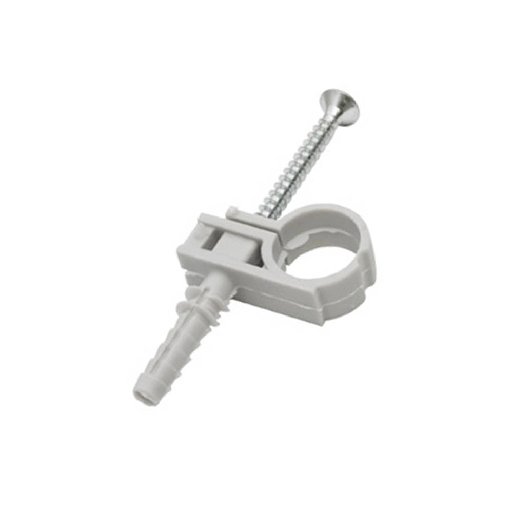 Collare nylon completi con viti per tubi rame
