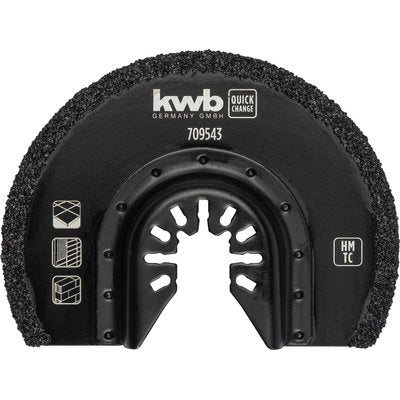 LAMA X MULTIFUNZIONE SEMICIRCOLARE HM KWB  UNIVERSALE MM 87X12
