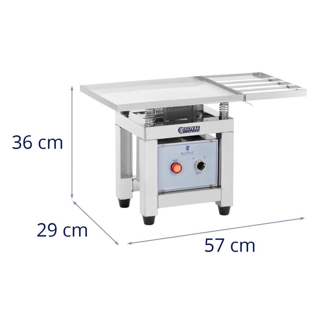 Tavolo vibrante per cioccolato acciaio inox 45 watt acciaio inox argentato 14_0010059