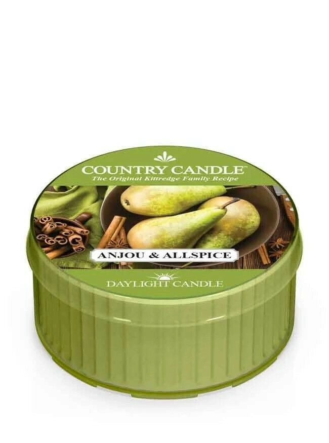 Candela Profumata Country Candle Giara Vetro Stoppino Fragranza Anjou Allspice Formato: DayLight