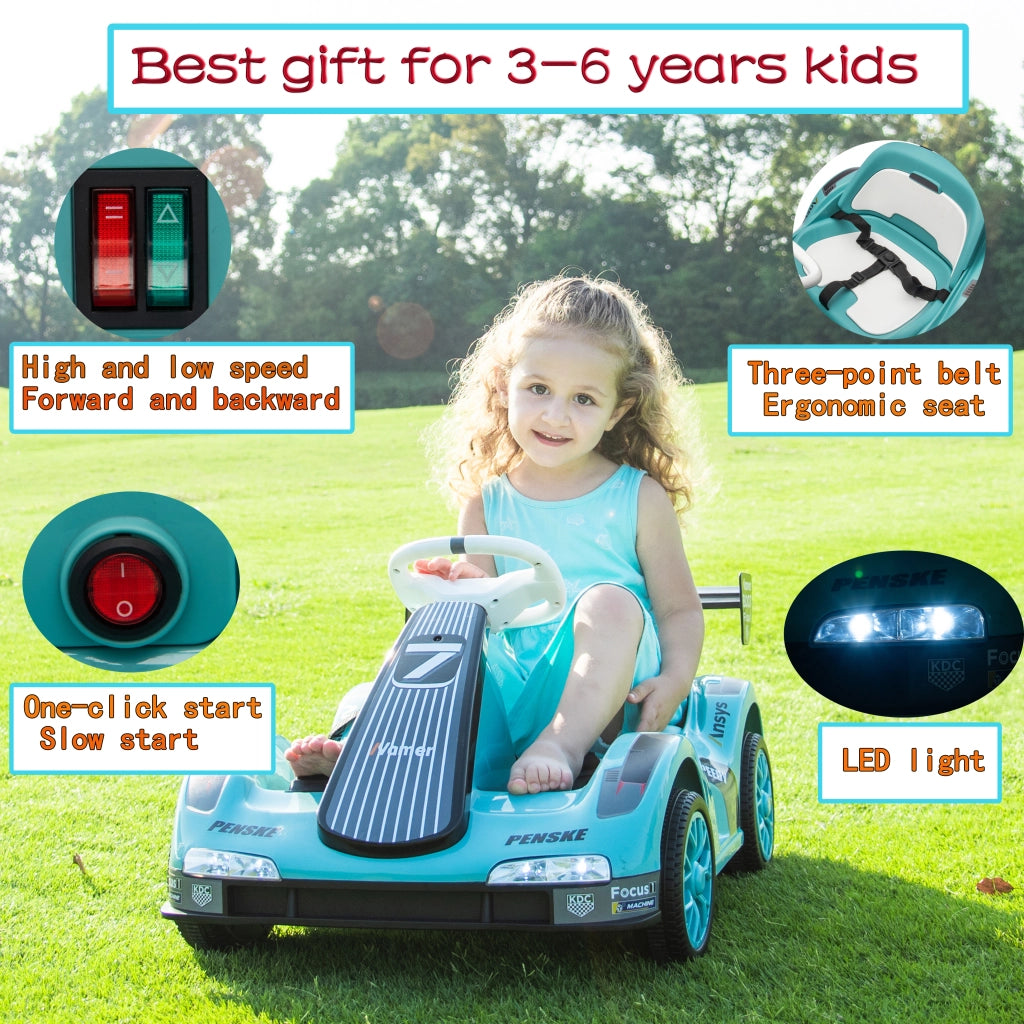 Go Kart Elettrico per Bambini ¨C Xylo ¨C 12V con Telecomando e Cintura di Sicurezza
