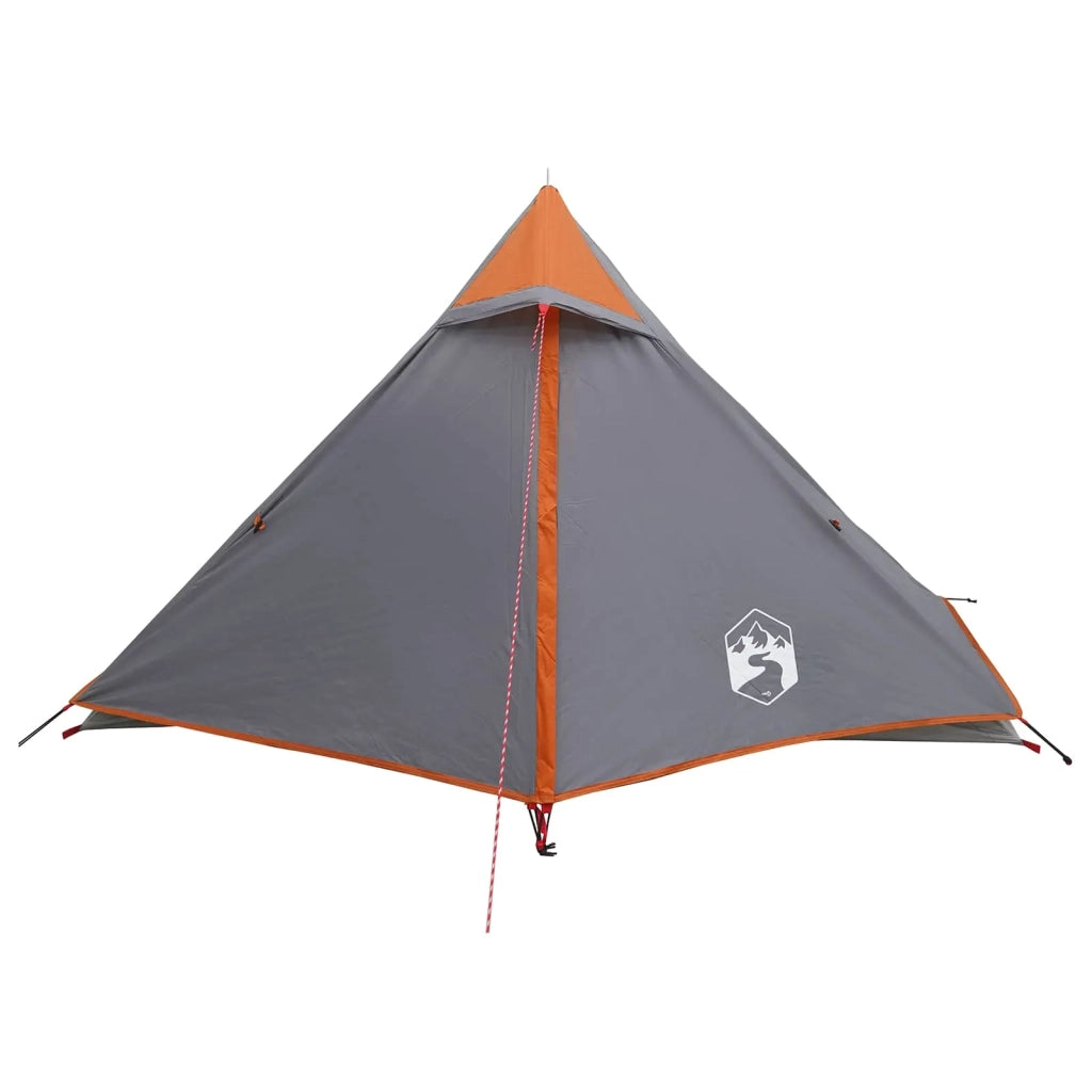 Tenda da backpacking Grigio e arancione 222 x 85 x 125 cm 42017417
