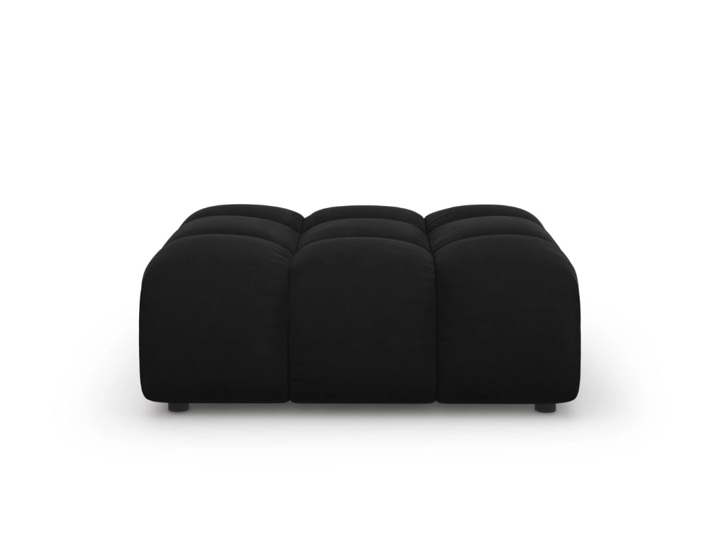 Cosmopolitan Design - Pouf "Sky" in velluto nero 