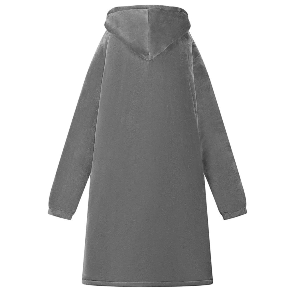 Felpa coperta Grigio scuro M Pile e Flanella CFW3197831