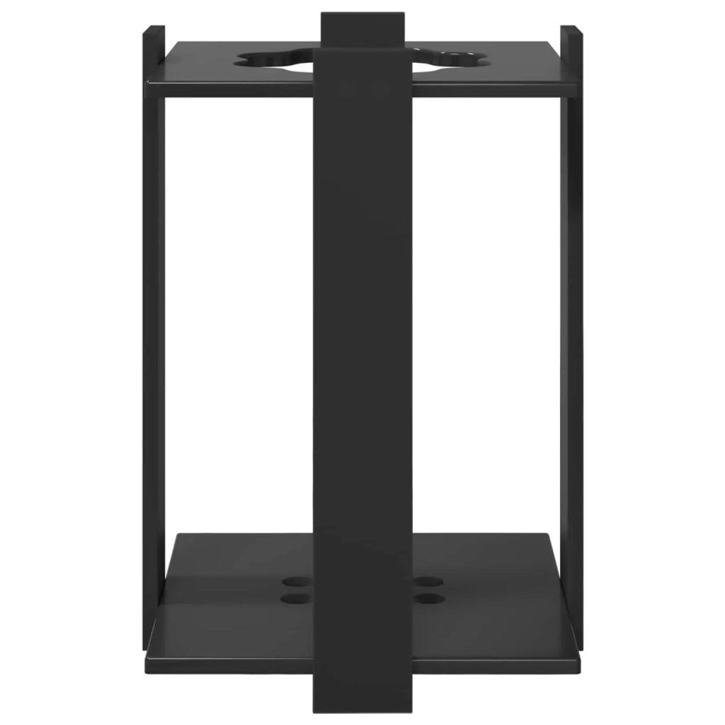 Supporto per stecche da biliardo Legno ingegnerizzato Nero 8006783