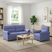 Set di divani 2 pz Blu jeans Tessuto 3424870