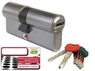 CILINDRO EUROPEO SAGOMATO 2306/CS- - mm.100 centrato (50+50) - 1 pezzi IBFM