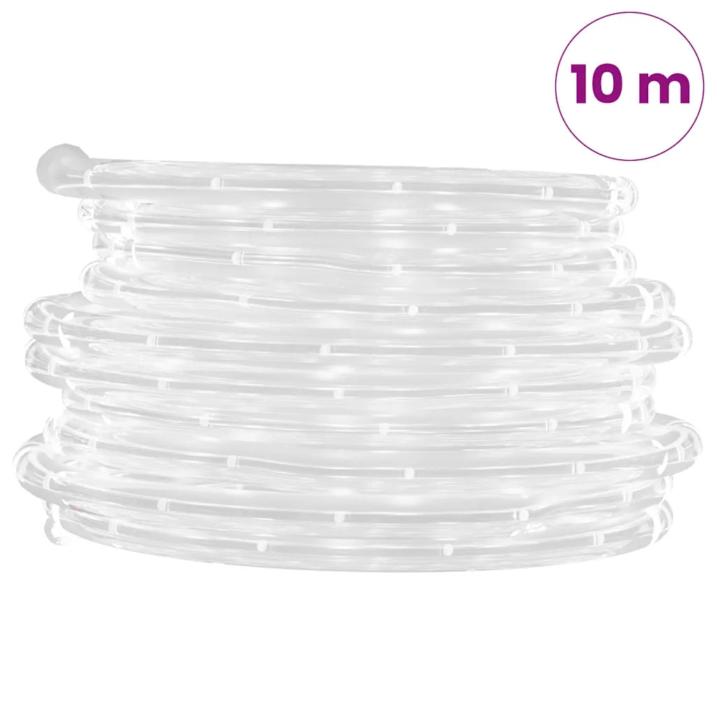 Stringa di Luci con 240 LED Bianco Freddo 10 m in PVC CFW2903032