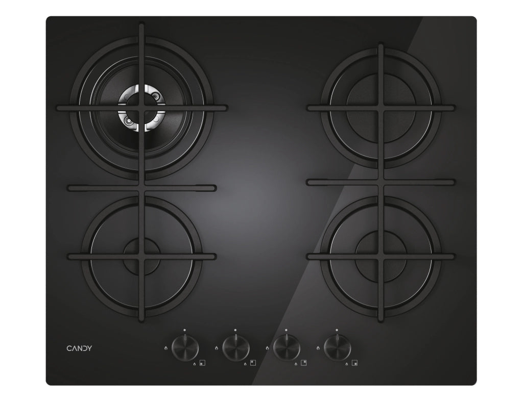 Candy moderna cvg6br4wtb nero da incasso 60 cm gas 4 fornello(i) - 33803483